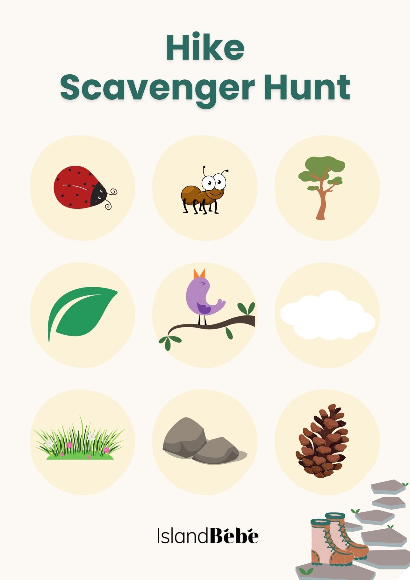 Free Printable Scavenger Hunt Ideas for Kids Island Bebe