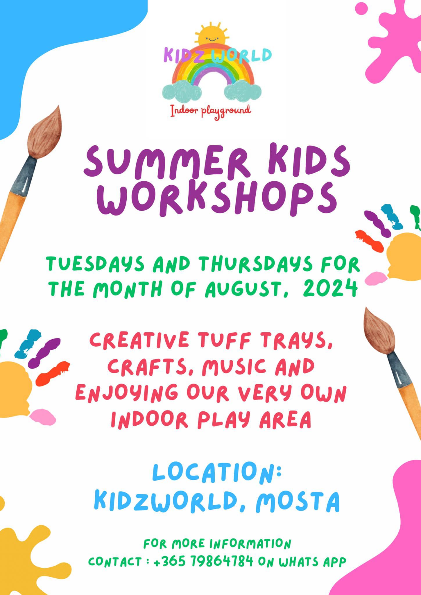 Kidz World - Summer Kids Workshop