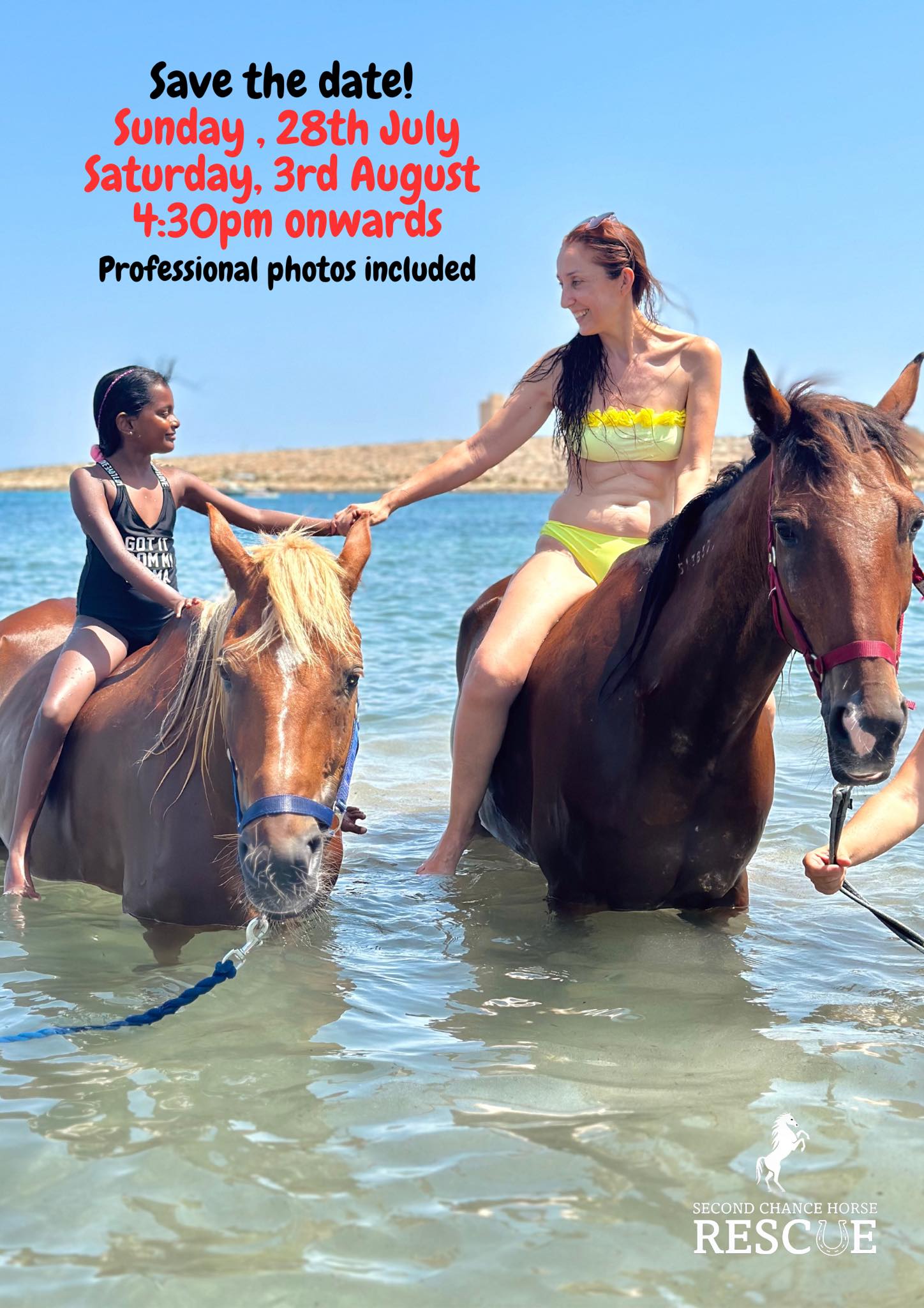 Second Chance Horse Rescue - Swimming Event